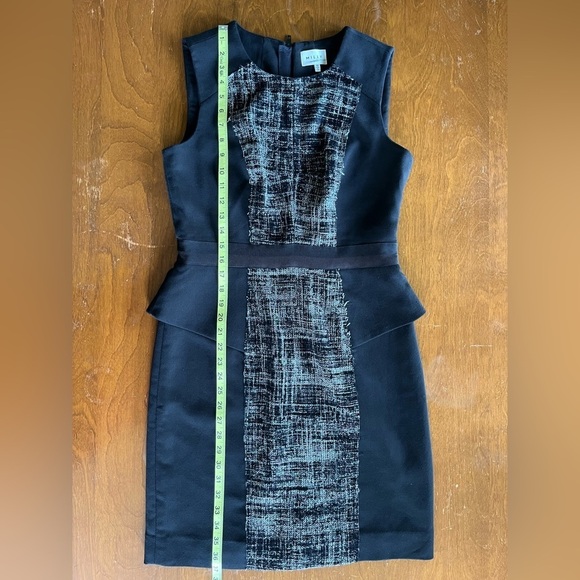 Milly Peplum Color Block Sleeveless Dress women’s size 10 - Picture 9 of 11